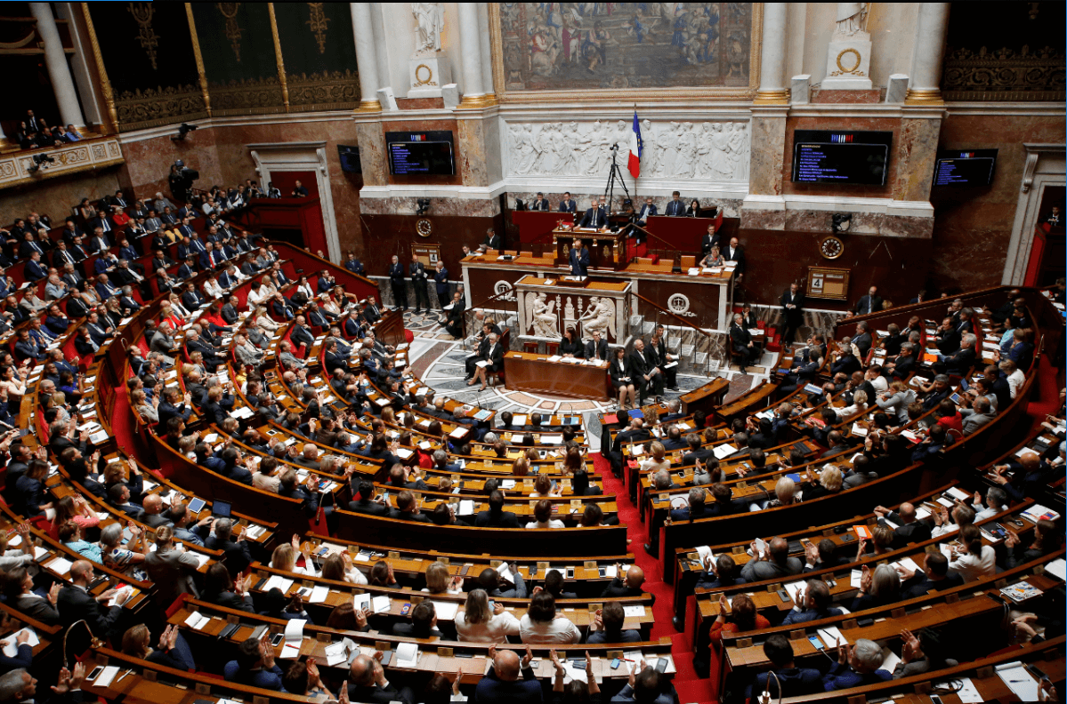 Vista general de la Asamblea General francesa