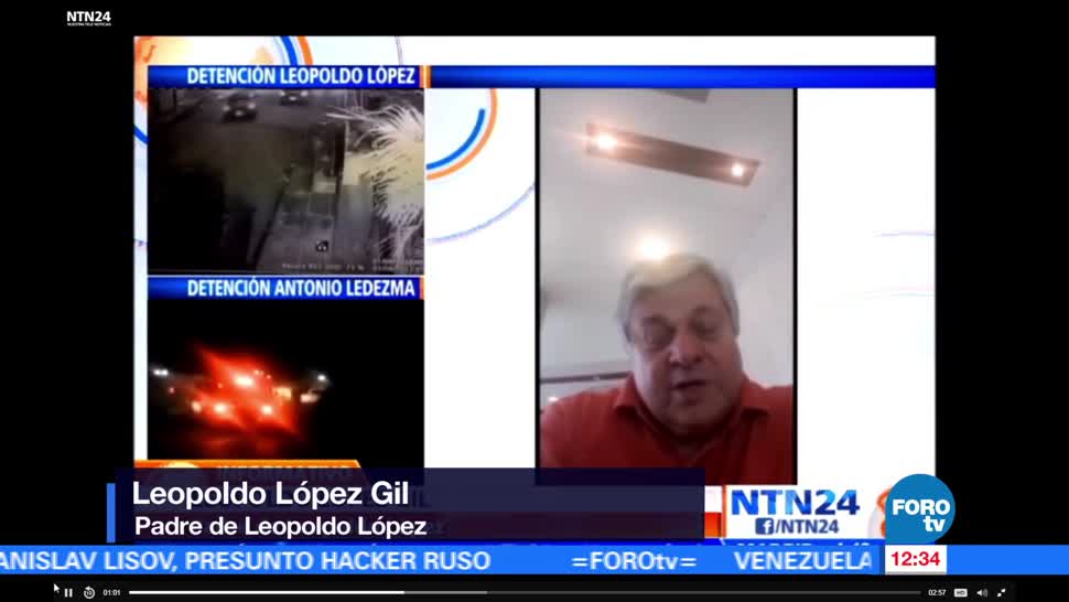 Padre, Leopoldo López, denuncia, violación