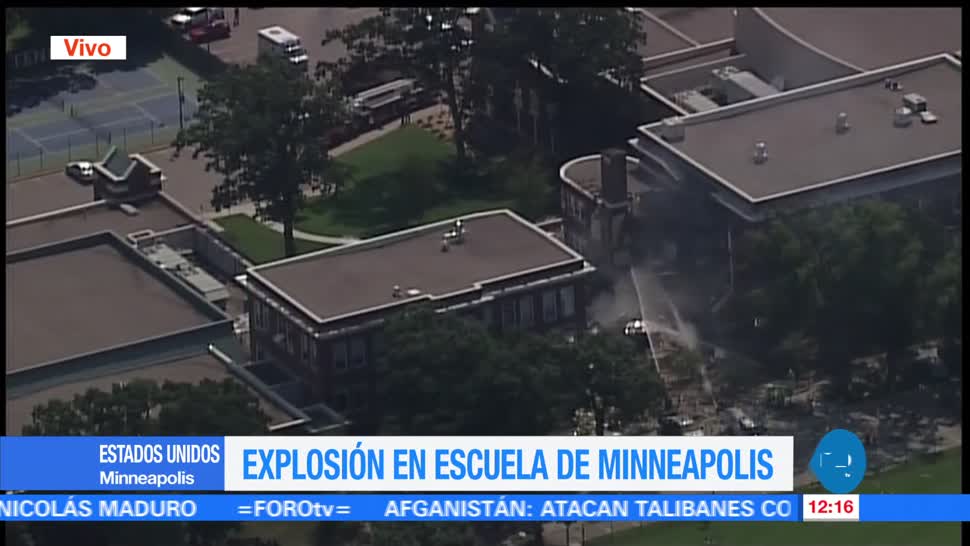 Explosión, escuela, Minneapolis, muerto