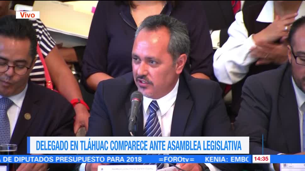 Delegado tláhuac continúa comparecencia Asamblea CDMX