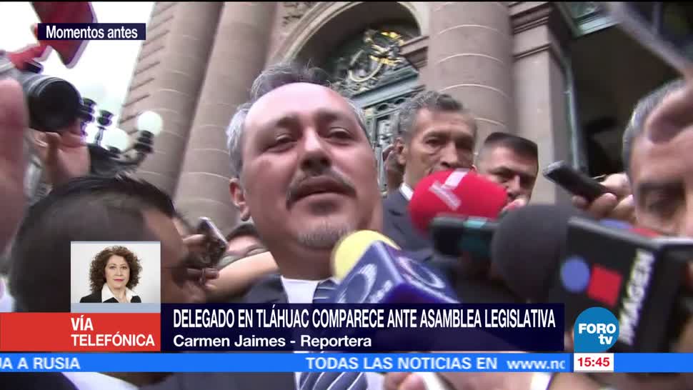 Delegado Tláhuac sale Asamblea Legislativa CDMX