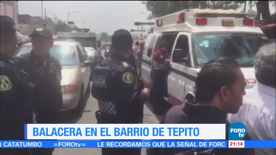 Balacera Tepito muerto heridos Ciudad México
