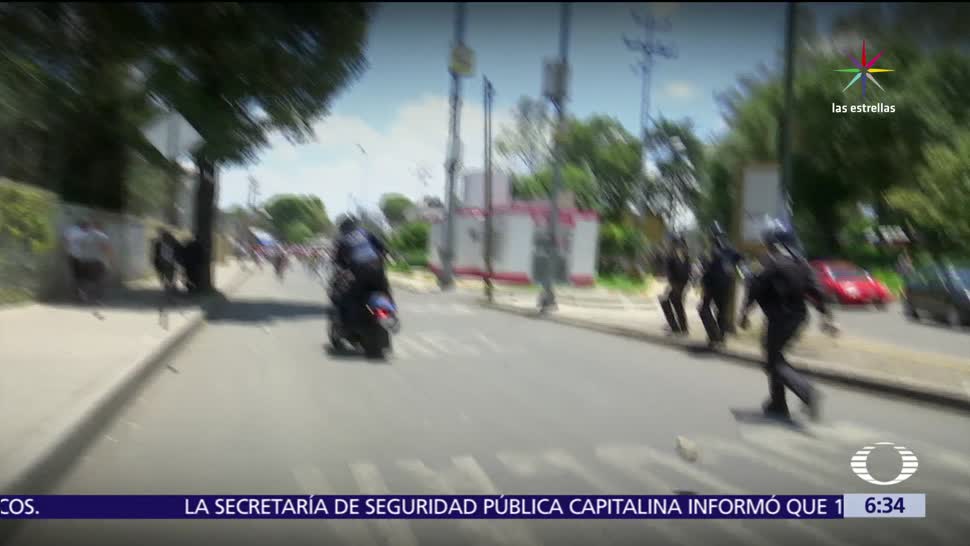 Registran Enfrentamientos Policias Mototaxistas Xochimilco