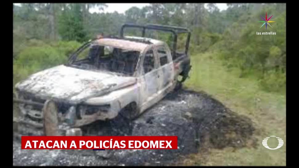 Talamontes atacan a policías en el Edomex