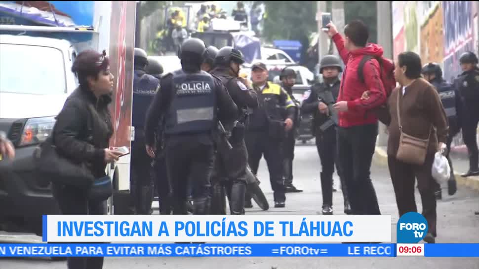 Investigan Policias Tlahuac Continuan Investigaciones Elementos Policiacos