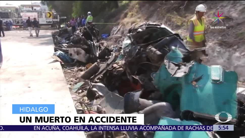 Choque múltiple, autopista, México Querétaro, muerto