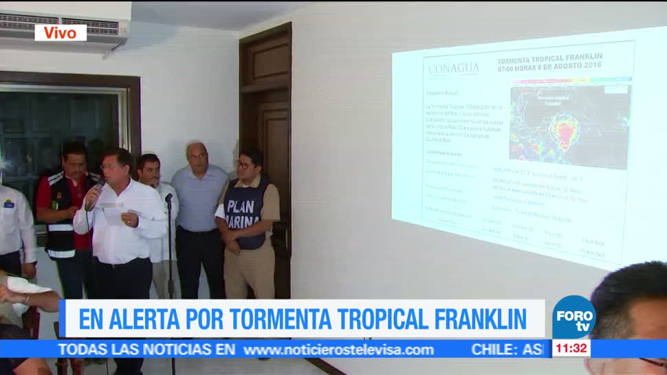Quintana Roo Prepara Tormenta tropical Franklin
