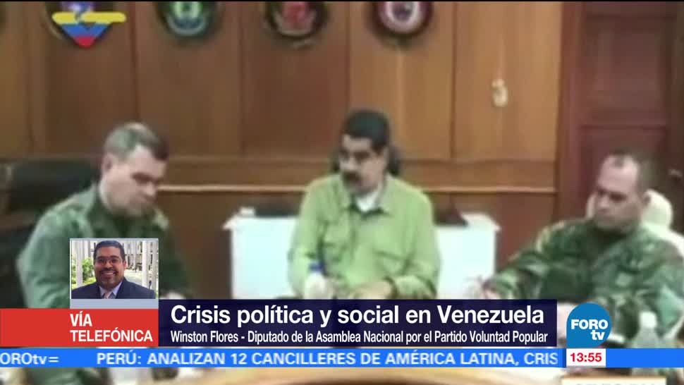 Diputado Winston Flores Crisis Politica Social Venezuela