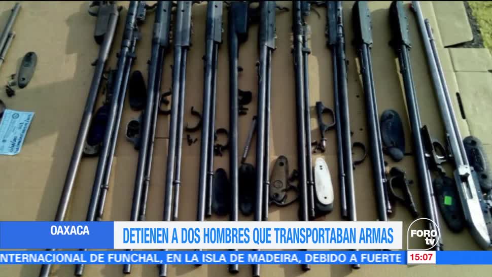 Detienen Transportaban Armas Oaxaca Elementos De La Policia Estatal Texas
