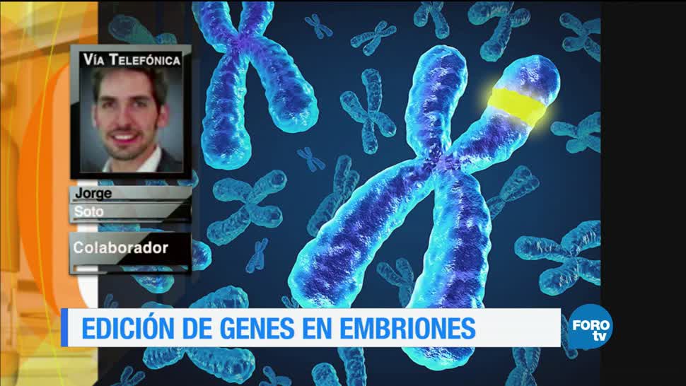Jorge Soto platica de edición de genes en embriones