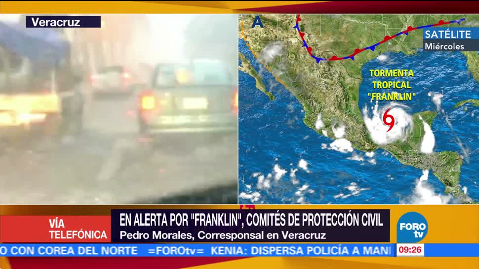 Comités, Protección Civil, Veracruz, Franklin