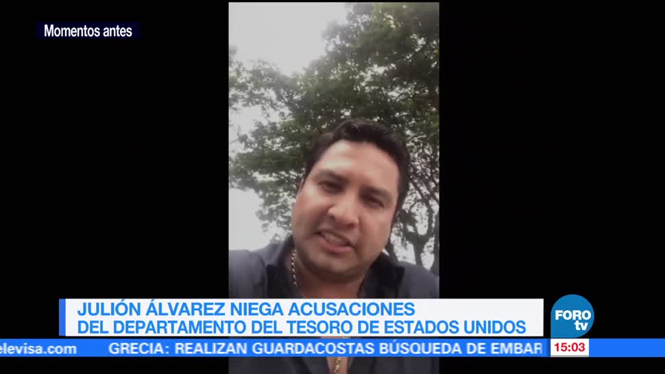 Julión Álvarez niega vínculos con narco