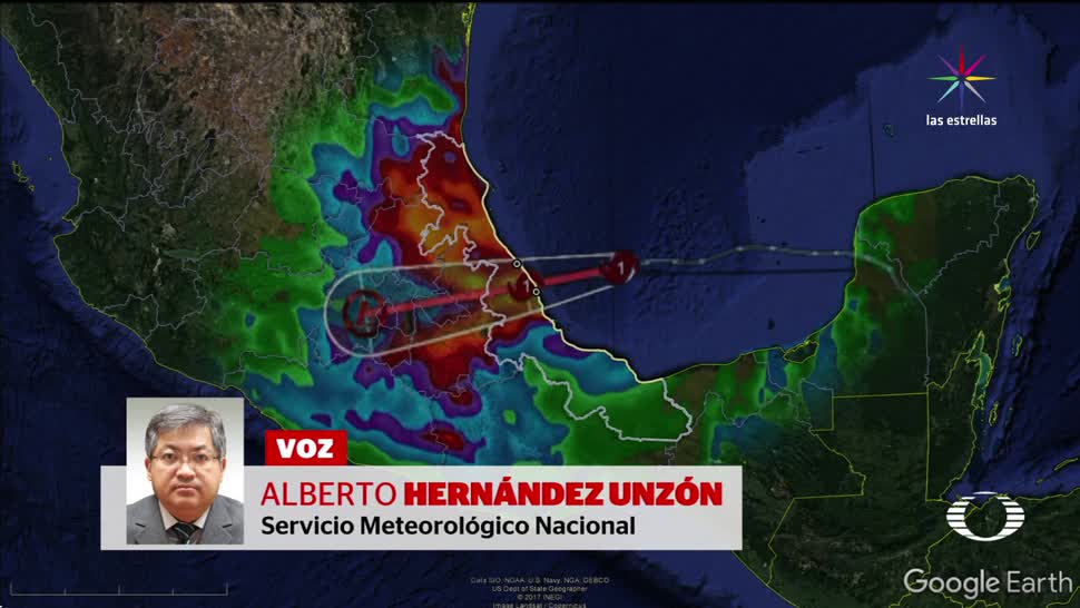 Huracán Franklin golpea ya costas de Veracruz