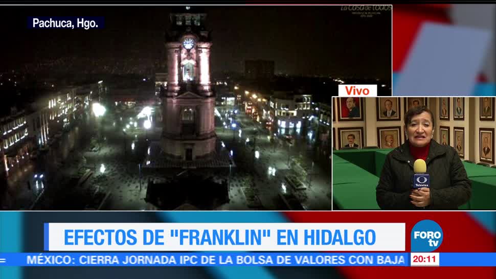 Lluvias intensas por 'Franklin' afectan a municipios de Hidalgo