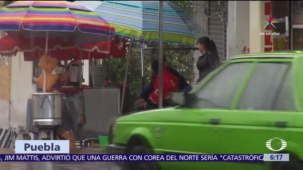 Franklin deja daños materiales en Puebla