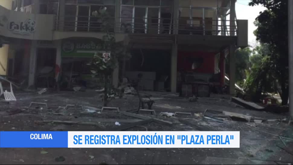 Registra Explosion Plaza Perla Colima
