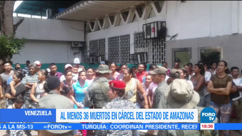 Motín cárcel venezolana deja 36 muertos