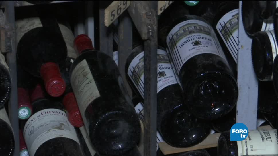 La Tour d 'Argent y sus botellas centenarias