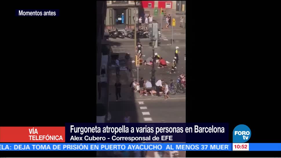 Caos, calles, Barcelona, atropellamiento