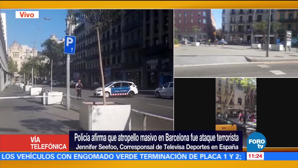 Atropellamiento, Barcelona, muertos, heridos