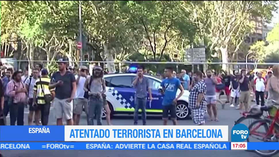 Atentado terrorista en Las Ramblas Barcelona