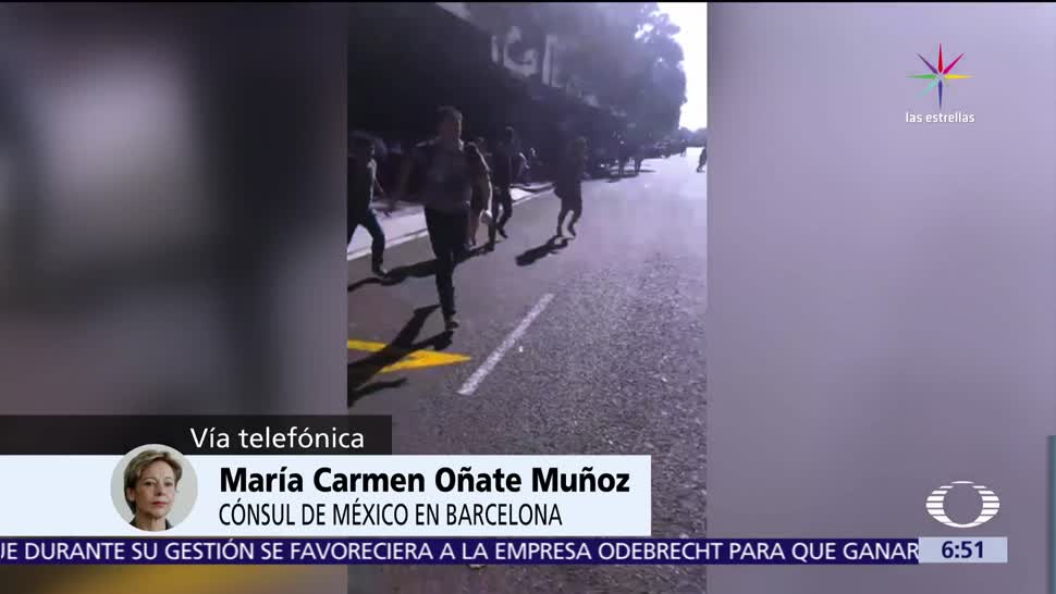 Mexicanos Víctimas Atentado Barcelona Consul De Mexico Maria Carmen Oñate Muñoz