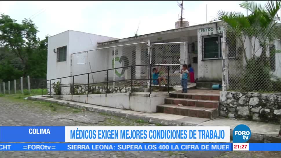 Médicos exigen mejores condiciones de trabajo en hospitales de Colima