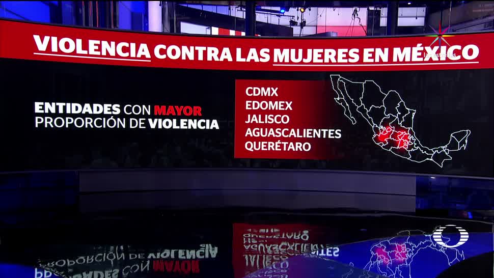 Así la violencia en México contra las mujeres