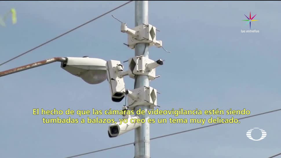 A balazos destruyen cámaras de vigilancia en Culiacán