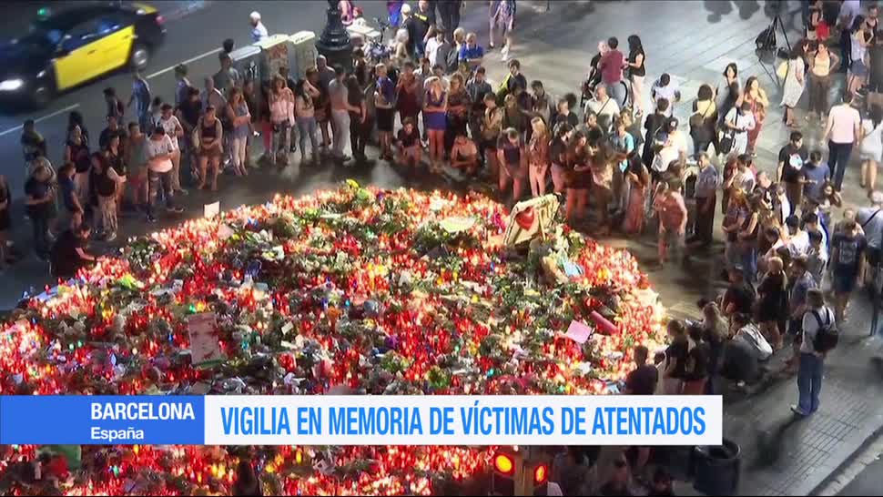 Realizan vigilia en memoria de las víctimas de los atentados en España