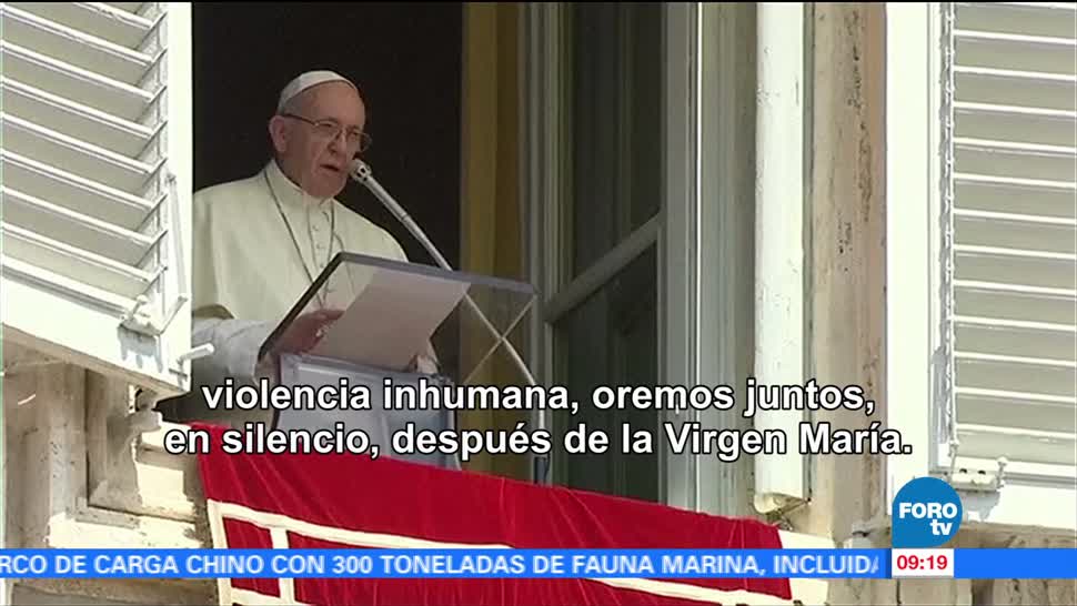 Papa Francisco Ora Víctimas Atentados