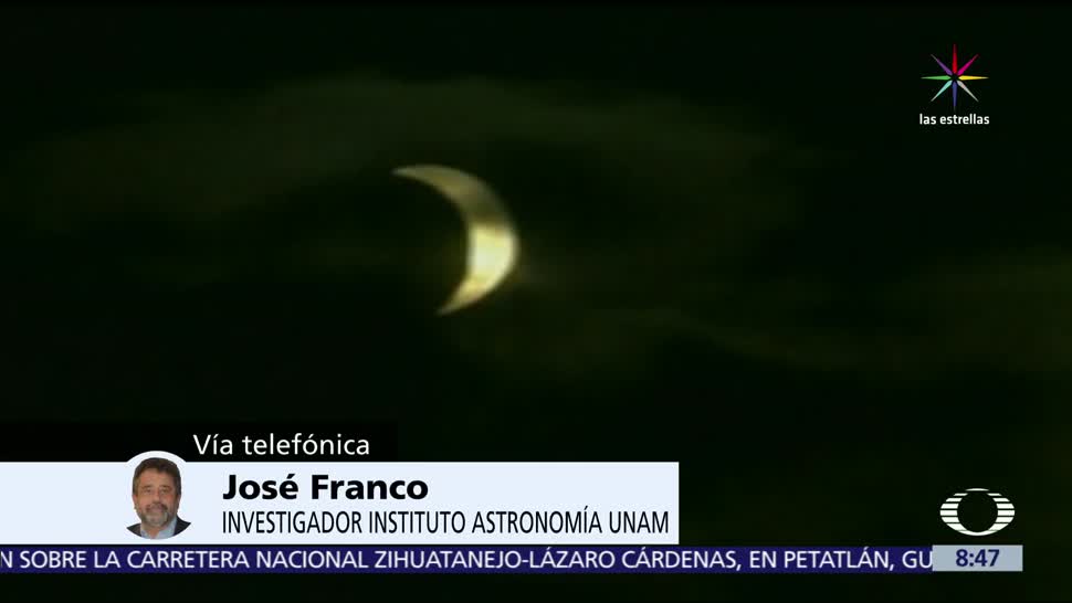 Investigador, UNAM, eclipse, solar