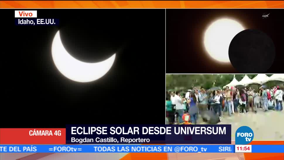 Universum Ofrece Capitalinos Eclipse solar