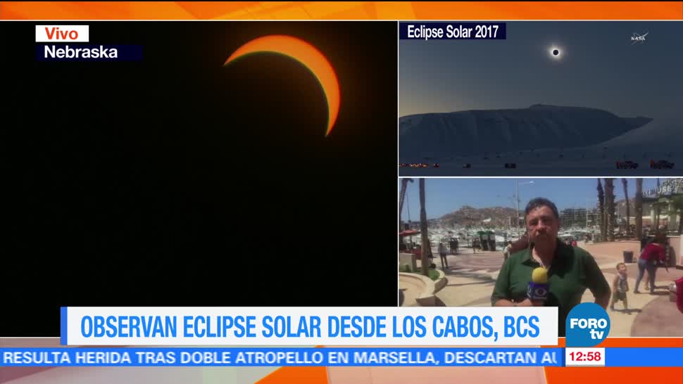 alumnos, eclipse, Baja California, Sur