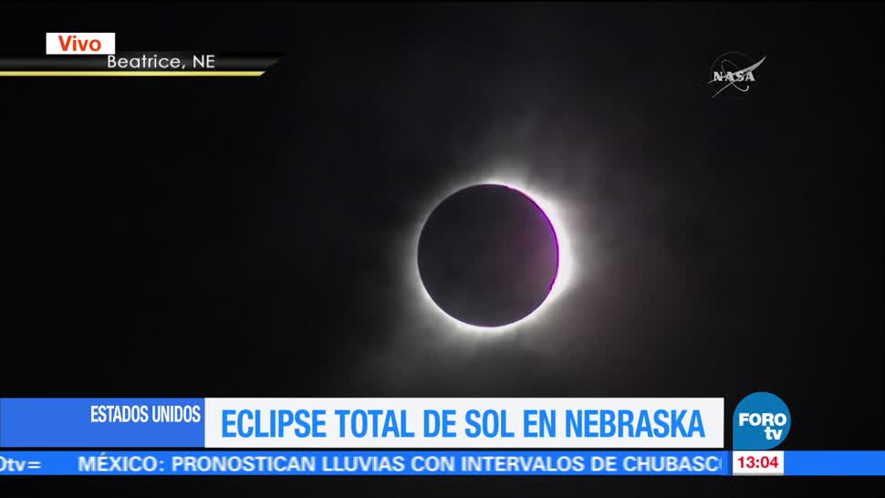 Eclipse Total Sol Nebraska Momento Cumbre