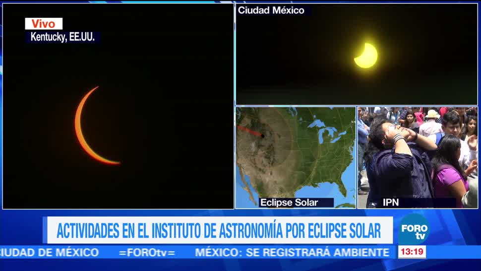 Eclipse Solar Punto Maximo Ciudad De Mexico Instituto Politecnico Nacional