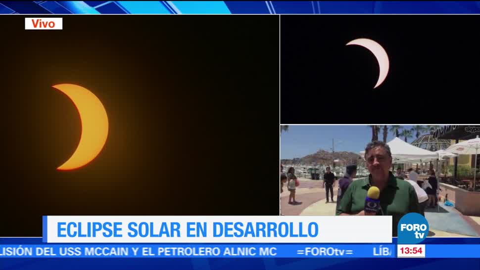 Concluye eclipse solar Baja California Sur