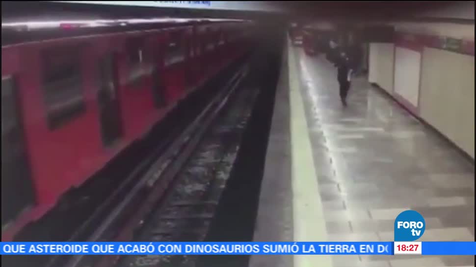 Suicida Hombre Metro Cdmx Suicido Vias Del Metro