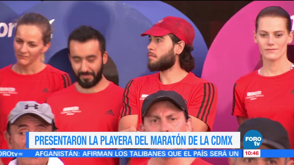 Presentan Playera Maratón Ciudad de México