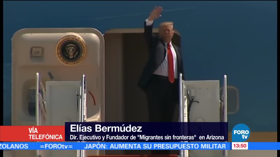 Implicaciones Hispanos Visita Trump Frontera Elías Bermúdez Director Ejecutivo Y Fundador De Migrantes Sin Fronteras En Arizona