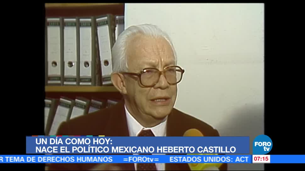Nace Político Mexicano Heberto Castillo
