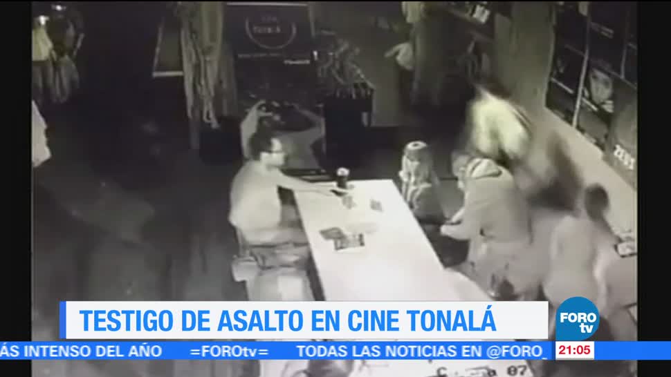 Asalto en el cine Tonalá en la CDMX