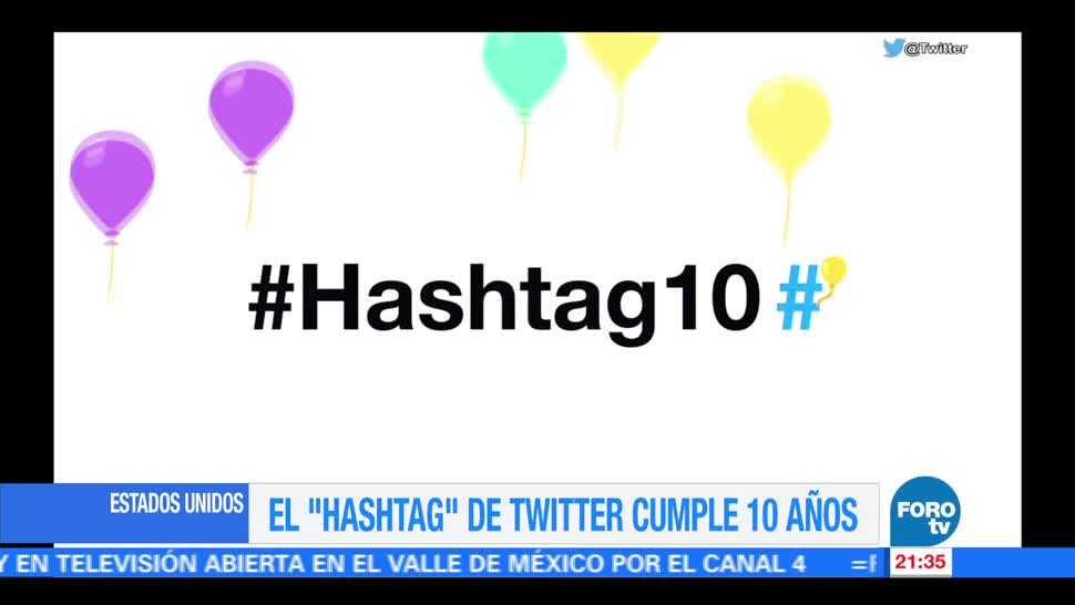 El hashtag cumple 10 años en Twitter