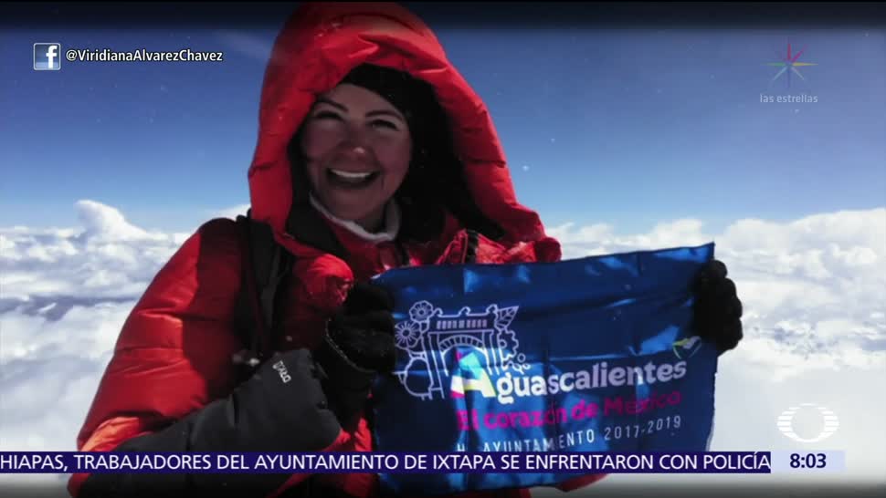 Mexicana Viridiana Álvarez Conquista Everest