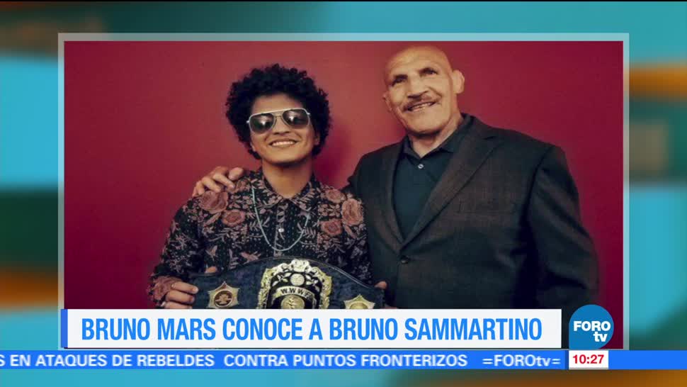 Bruno Mars conoce a Bruno Sammartino