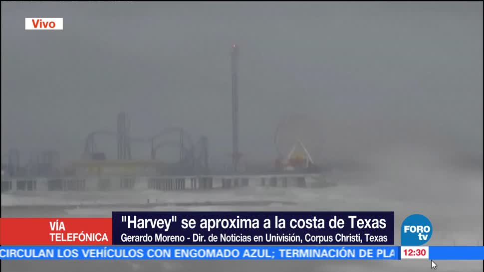 Corpus Christi vientos lluvias huracán Harvey