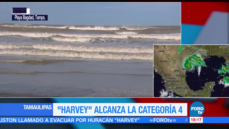 Lluvias Harvey llegan Matamoros huracan Harvey