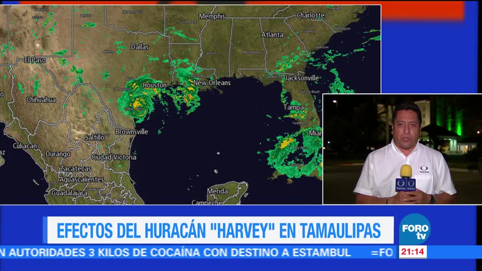 Efectos del huracán Harvey en Tamaulipas