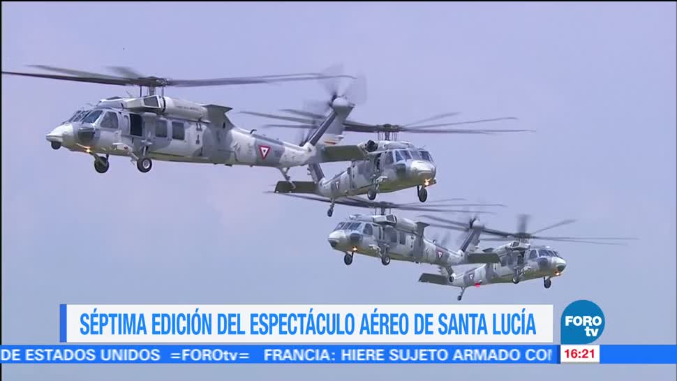 Se realizó la séptima edición del Espectáculo Aéreo de Santa LucíaSe realizó la séptima edición del Espectáculo Aéreo de Santa Lucía