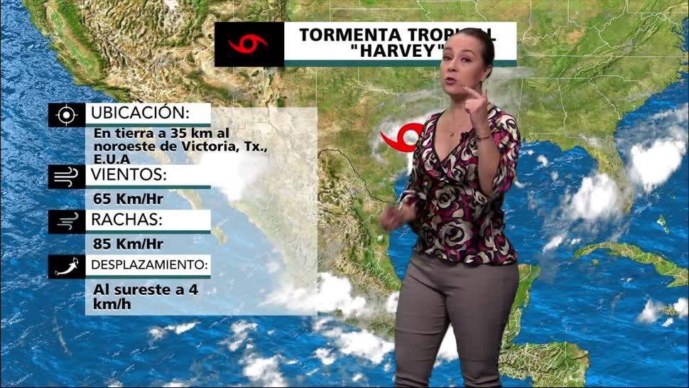 Tiempo Raquel Mendez Tormenta Tropical Harvey